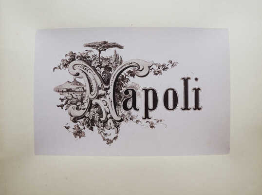 [Фотоальбом с видами Неаполя]. Souvenir. Napoli / Giorgio Sommer. [Конец XIX - начало XX в.]